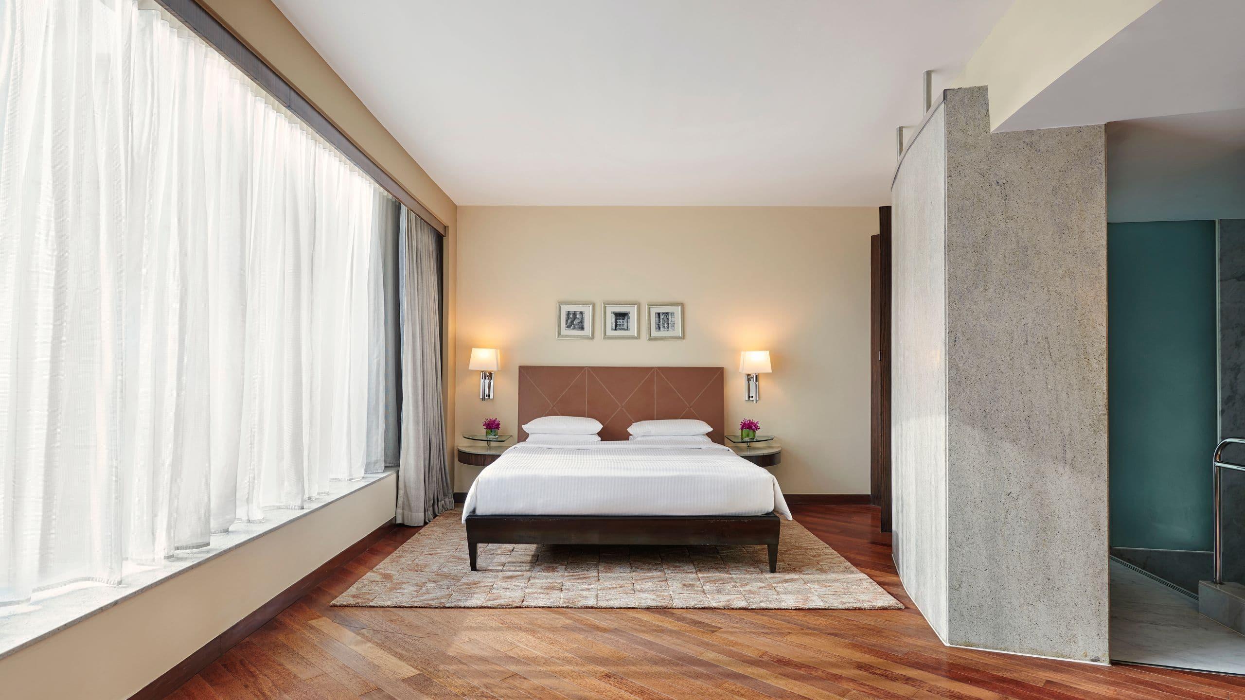 하얏트 리젠시 뭄바이 호텔 외부 사진 A bedroom at the hotel