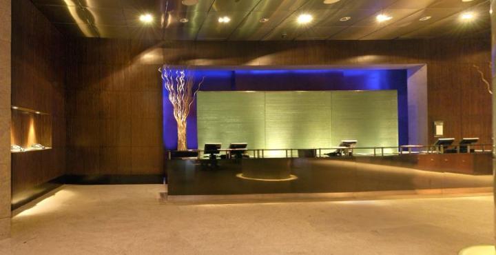 하얏트 리젠시 뭄바이 호텔 외부 사진 The lobby of the hotel